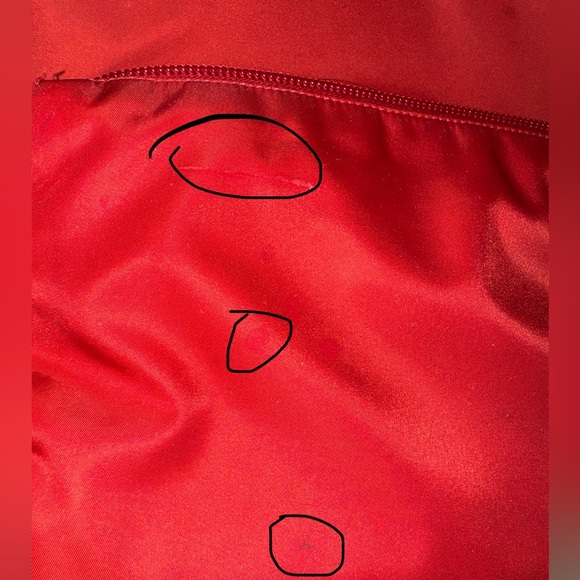 Authentic Christian Louboutin BackPack Bag  Red Nylon - Picture 14 of 14